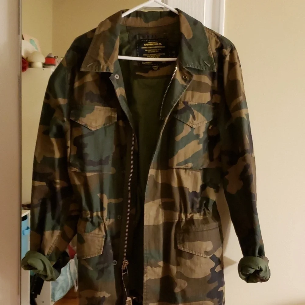 Alpha Industries Camo Dragon Tour Field Coat NWOT